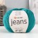 Jeans yarn 55% cotton, 45% acrylic 160m/50g (63 peacock green)