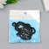 Chain with 2 carabiners link thickness 0.2 mm 0.6x60 cm black
