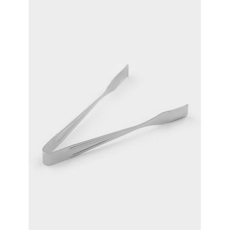 Ice forceps, h = 18 cm, thickness 1 mm, silver color-1