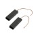 Coal brushes of the electric motor "Itaten", 5 x 12.5 x 36 mm, with a wire, 2pcs