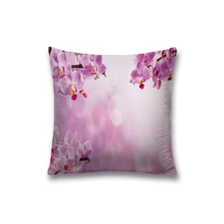 Pillowess decorative "Cloud orchids", on a zipper, size 45x45 cm