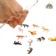 Board game "Loto Animals", a set of plastic animals