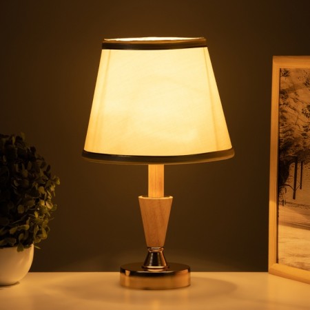 Table lamp "Vera" 1x40W E27 gold/brown 21x21x35cm-1