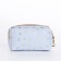 Cosmetic bag with lightning, blue color