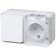 Block, OP, AtlasDesign Profi54 Sche Atn540170, 1 key, socket, 16a, white color