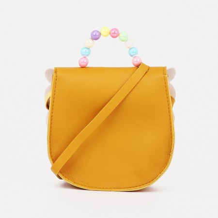 Baby bag on a magnet, mustard color-1