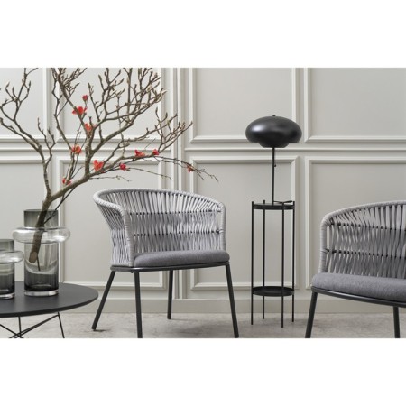 Haugen launge-pendle, 660 × 640 × 720 mm, dark gray / light gray color