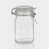 Glass Bank for bulk products with a Cornered Bug Castle, 250 ml, 8.5 × 6 × 11.5 cm