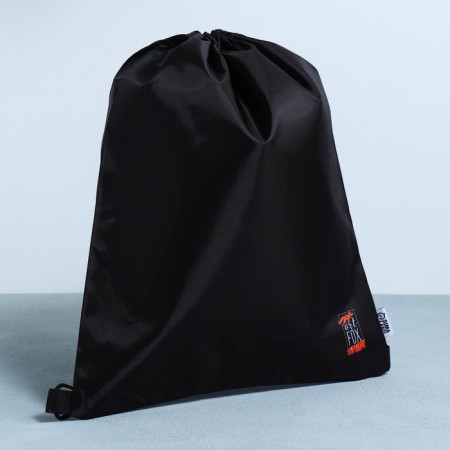 Shoe bag, martial material, black color, 30 x 40 cm-1