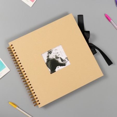 Photo album 30 black sheets "Memories" 31x32.5x3 cm-2
