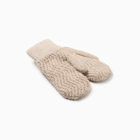 Women's mittens minku, sandy color, 24 cm