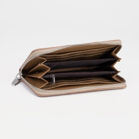 Women's wallet with lightning, beige color-2