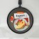Pancakes "Expert", d = 25 cm, plastic handle, anti -stick coating, burgundy color