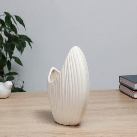 VAZA Ceramics Table "Crescent" 8x21x20 cm-2
