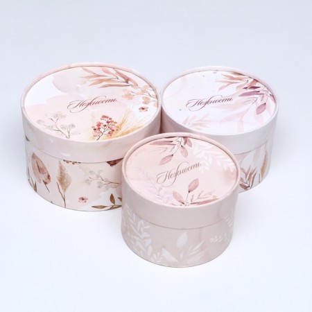 Set of hats 3 in 1, "tenderness", 16 x 10.14 x 9.13 x 8.5 cm-3