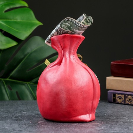 The piggy bank "SPEC - untouchable stock" red, 17cm-5