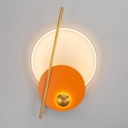 Bra "Alla" LED 17W 3000k orange gold 66x6.5x41cm-1
