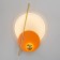 Bra "Alla" LED 17W 3000k orange gold 66x6.5x41cm