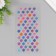 Stickers for creativity plastic "Violet tile" 9.3x20.4 cm
