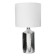Hand lamp with lampshade RISALUX "SLIN", E27, 40 W, chrome, 30 × 30 × 58 cm