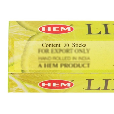 Incense "hem" 20 coal sticks Lime Lemon-2