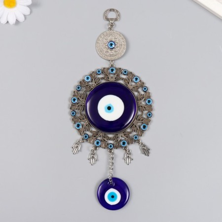 Suspension from the evil eye "Horive flowers" + 5 suspensions 10.3x25.2 cm