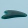 Guasha massage "Heart", 8.5 × 5.5 cm, emerald color