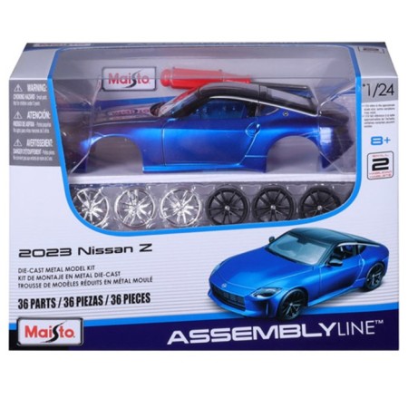 MASTO DIE-CAST 2023 Nissan Z machine with a screwdriver, 1:24, blue color-7