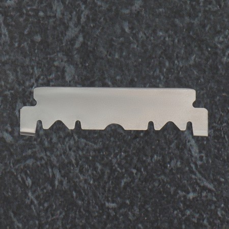 Dangerous razor, shavett, without blades, 13.3 × 21 × 2.8 cm, steel, silver color-10