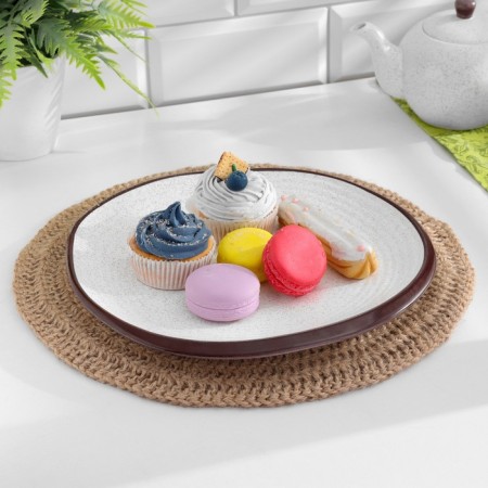 Serving napkins, D 35 cm, jute 9935996