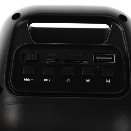 Portable column Smartbuy Bloom 3, 5 watts, 500mach, BT, USB, MP3, FM, RGB, black-5