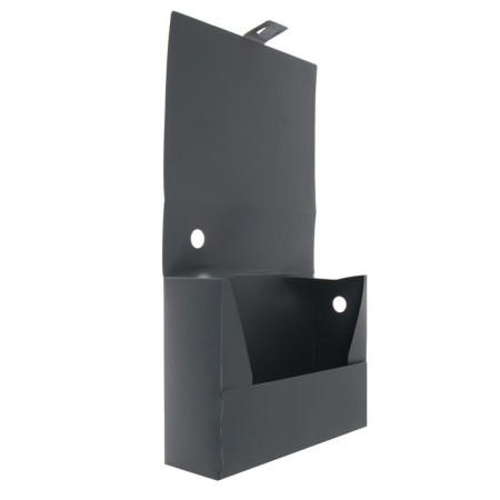 A4 Calligrata archive folder archive, a spine of 100 mm, plastic, cut fastener, gray, up to 900 sheets-2