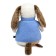 Soft toy "Bartolome", in a vest with a heart ", 27 cm