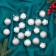 Set of balls plastic D-4 cm, 18 pcs "Called evening" silver