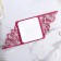 Invitation to the wedding Carved "Love forever...", burgundy color