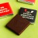 Milk chocolate “You are a man and you can do everything”, a postcard, 5 g. X 9 pcs.