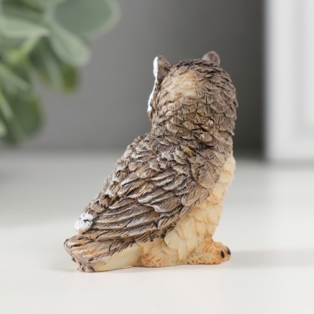 Souvenir Polystone "Gray Owl" MIX 2.3x4.3x4.5 cm-3