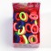 Hair elastic bands "Tm -Mahrushka", fox, 100 pcs, 2 x 2 x 0.4 cm