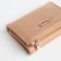 Women's wallet on magnet, beige color