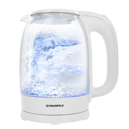 Teapot Maunfeld MGK-613WH, glass, 1.7 l, 2200 watts, white-1