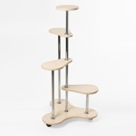 Flower shelf "solo", color of oak are whitened