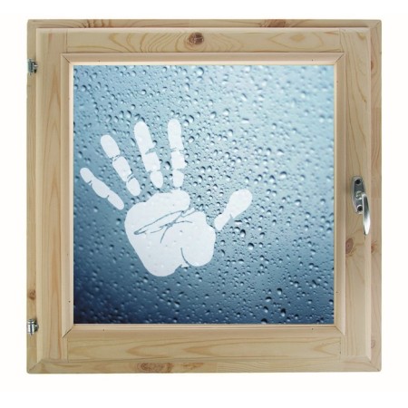 Window 80x80 cm, "hand", single -chamber double -glazed window, seal, needles