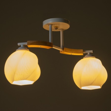 Chandelier "Anter" 2he27 40W white 42x21x27 cm Bayerlux-2