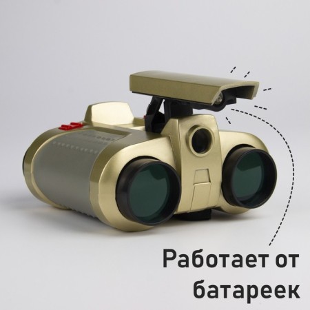 Night vision binoculars "spy", works from batteries-7