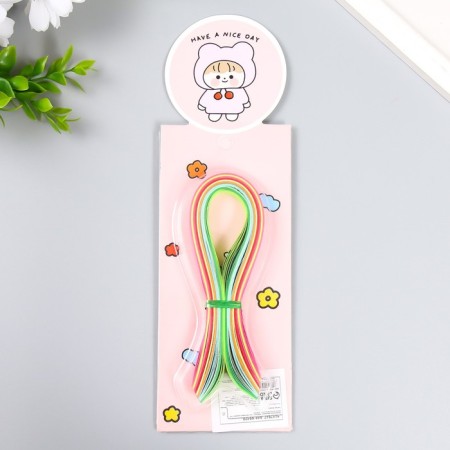 Strips for Quilling "Color" (nr 100 lanes) width 1 cm length 25 cm 22x7x1.3 cm-3