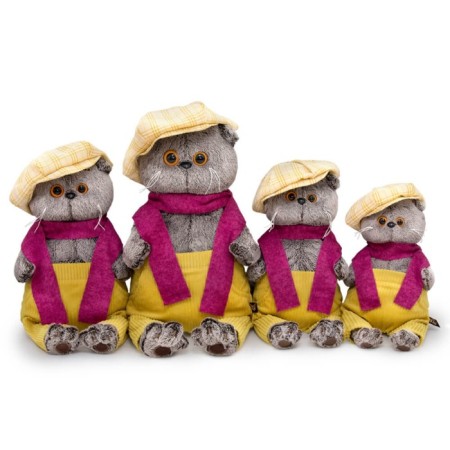 Soft toy "Basik in a cap and scarf", 22 cm-3