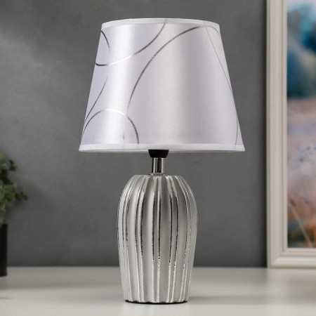 HELP lamp 16192/1 E14 40W gray with silver 20x20x33 cm Risalux