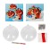 New Year's set for creativity. Application in the ball "Forest animals", D = 10 cm