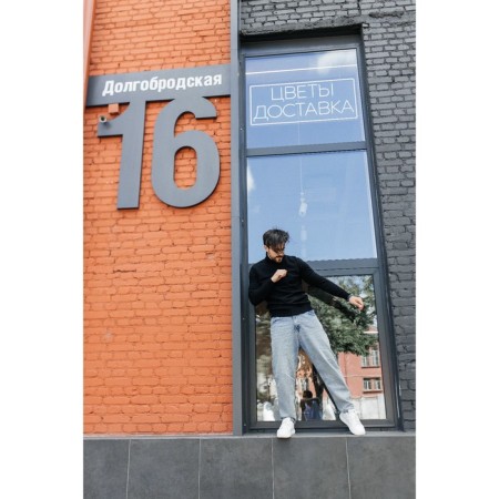 Jumper male ise, size 56, black color-13