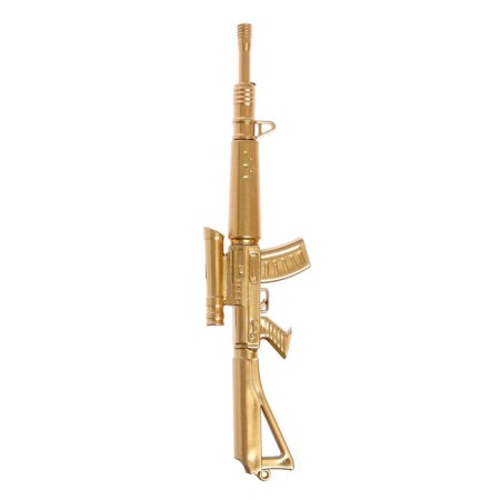 Gel-ghost pen, "rifle", blue rod
